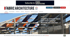 Desktop Screenshot of fabricarchitecturemag.com