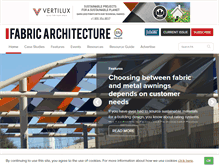 Tablet Screenshot of fabricarchitecturemag.com